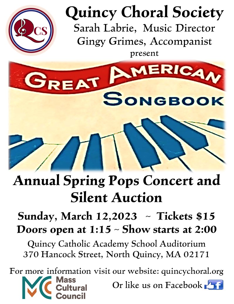 2023 QCS March concert flyer