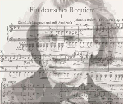 1-Brahms-Requiem Corn, fish and other food spread out on table